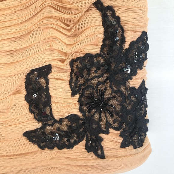 Special occasion/cocktail dress- one shoulder with beautiful lace-sequin detail - Picture 7 of 11